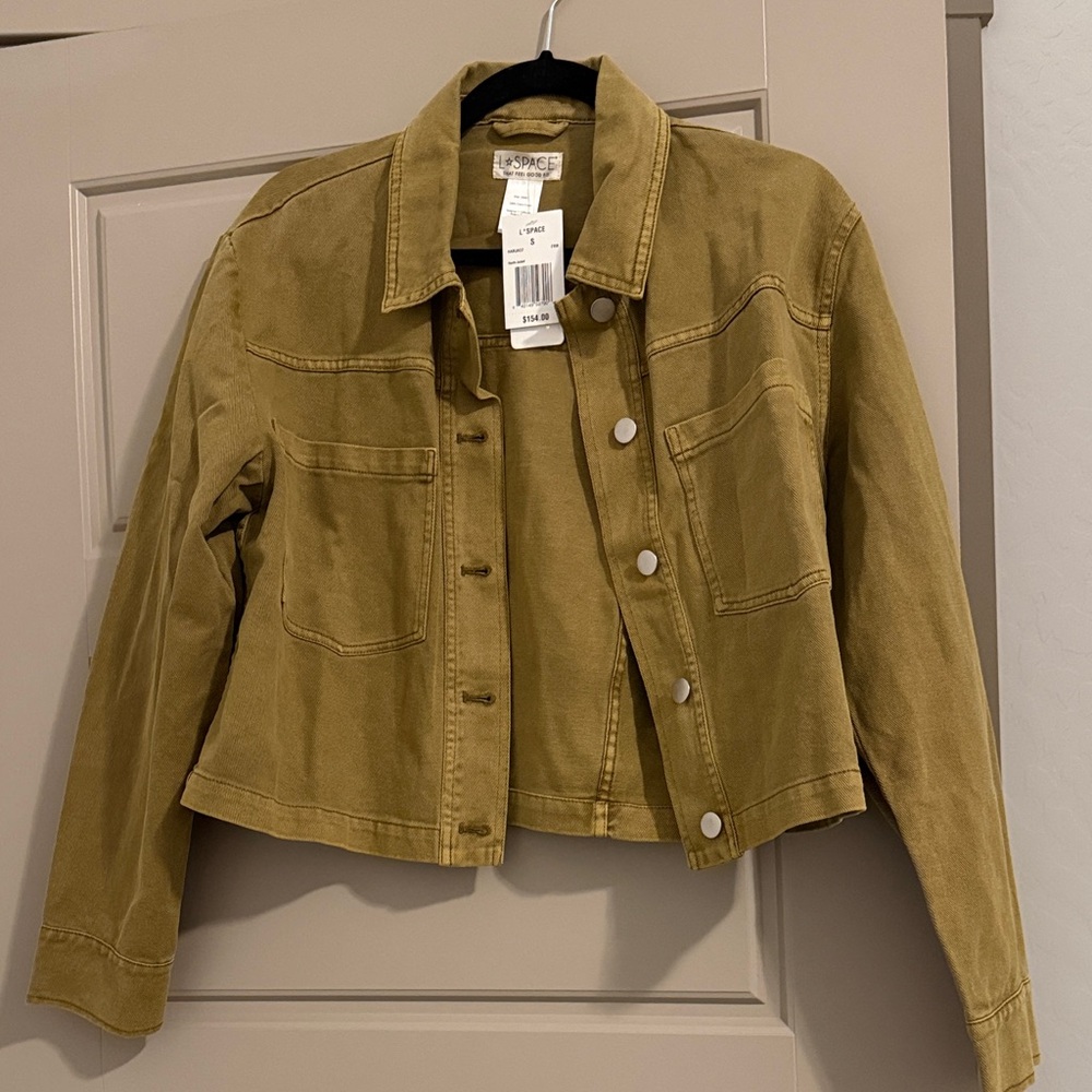 L*Space Olive Jean Harris Jacket